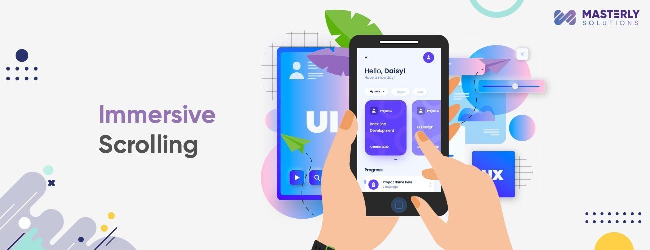 Immersive Scrolling Website 